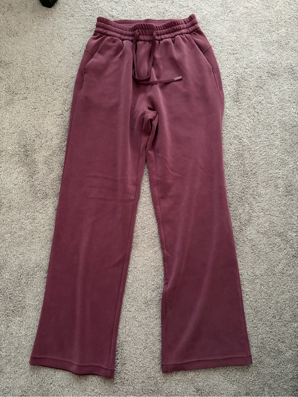 Colorfulkoala Women's High Waisted Soft Drawstring Velvra Modal Sweatpants Wide